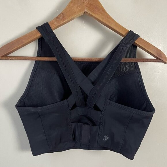 Athleta Gigi Sports Bra High Impact Black Athletic Active 868882 Womens XS - Picture 4 of 9